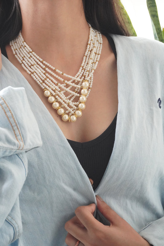 Meesha Pearls Necklace