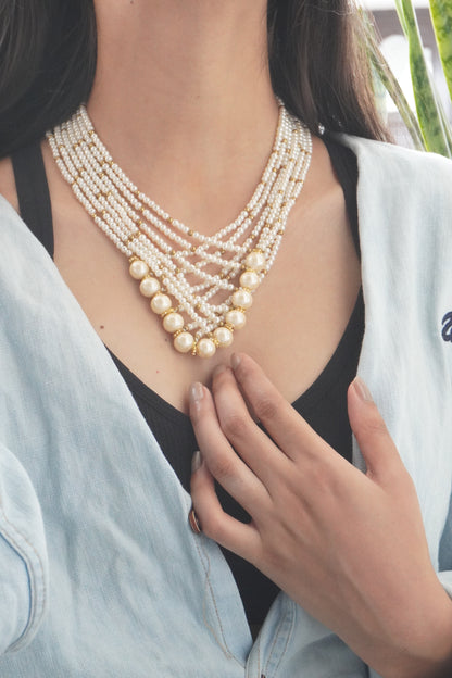 Meesha Pearls Necklace