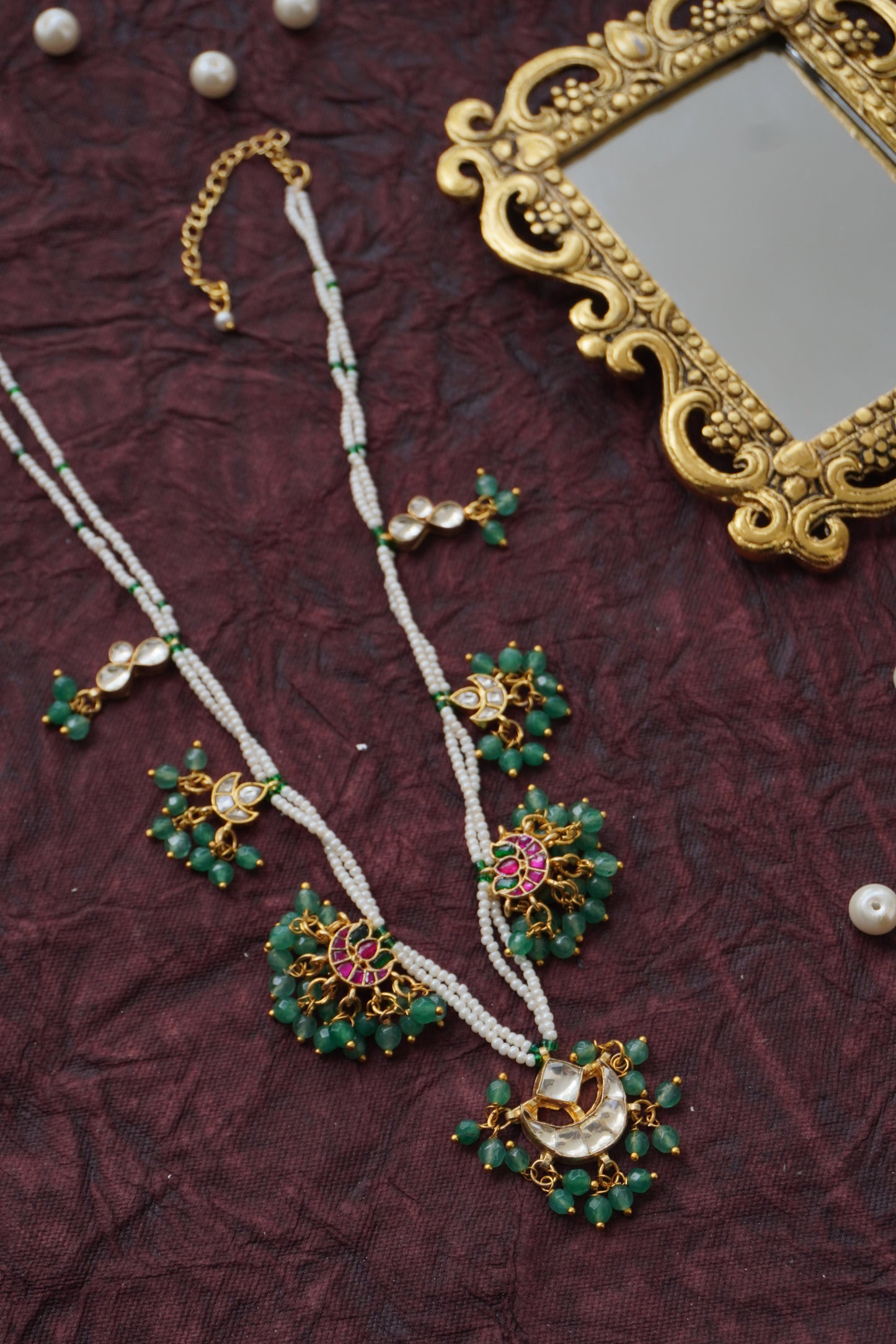 Shringarika Kundan and Pearls Necklace