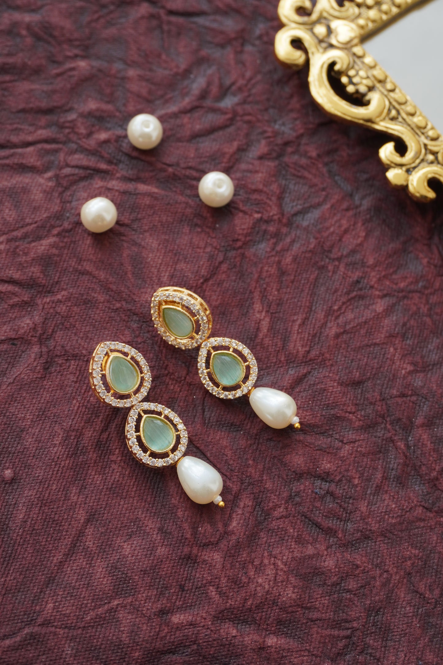 Ratnakshi Perals and stones  Necklace