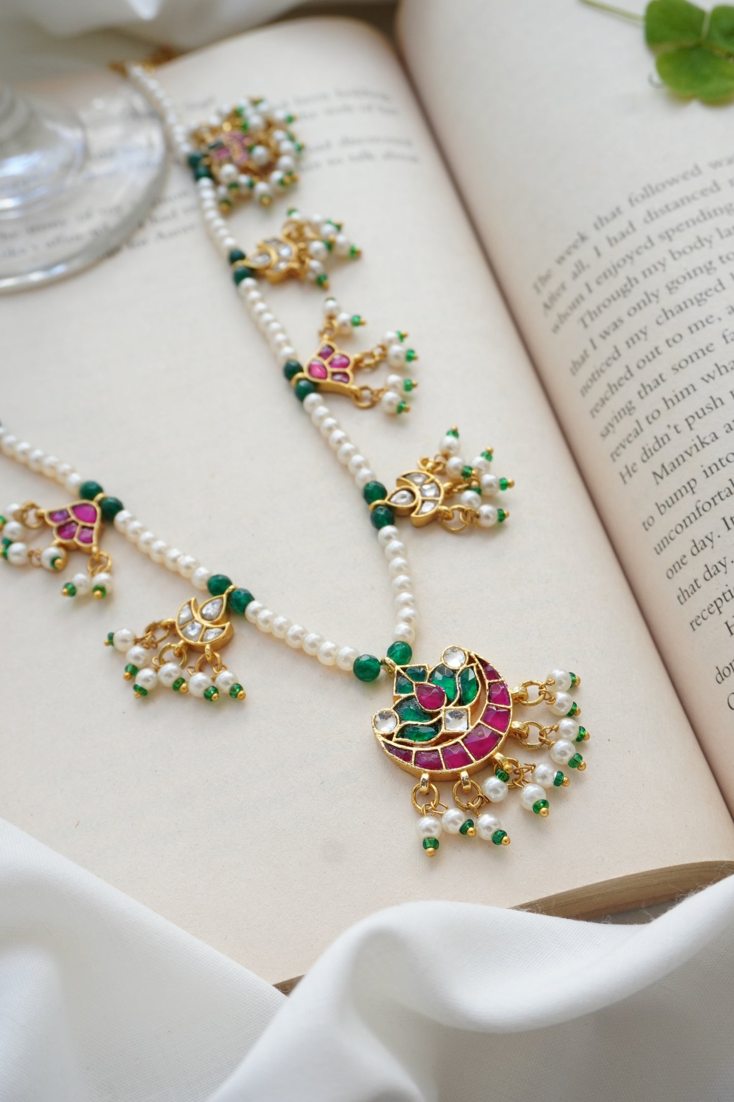 Kanaki Pearls and Kundan Neckalce