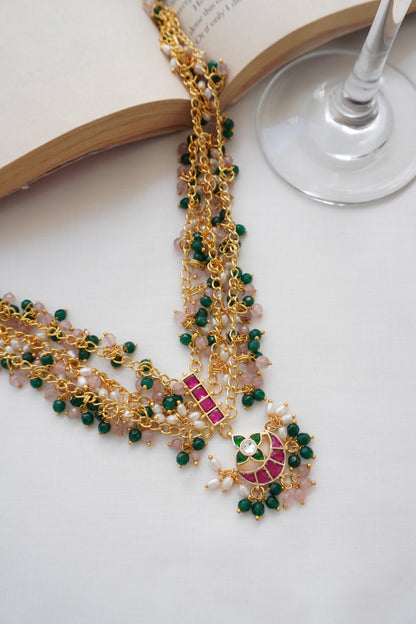 Aabhushanika Kundan and Stones Necklace