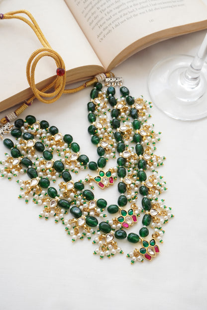 Kanaka Kundan and Pearls Necklace