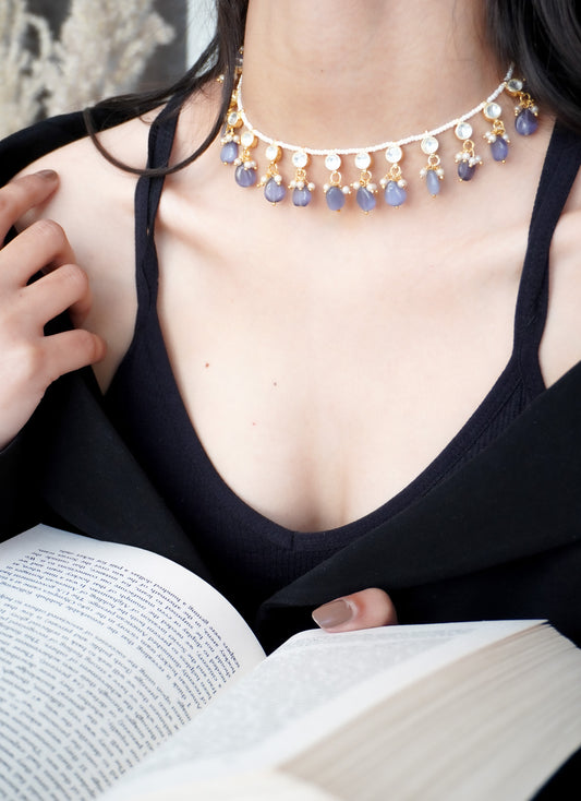 Lavanya Kundan and Pearls Necklace