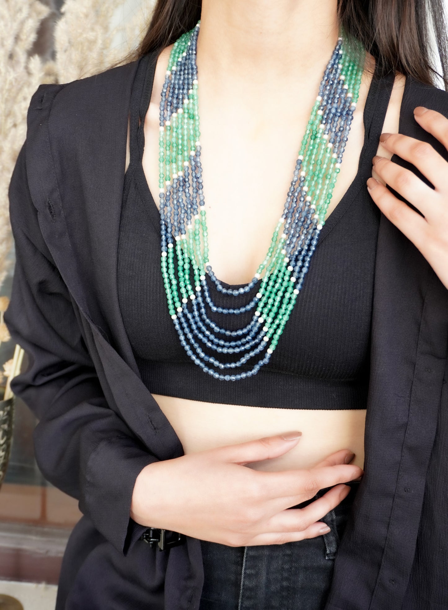 Prakriti Sringar Stones Necklace