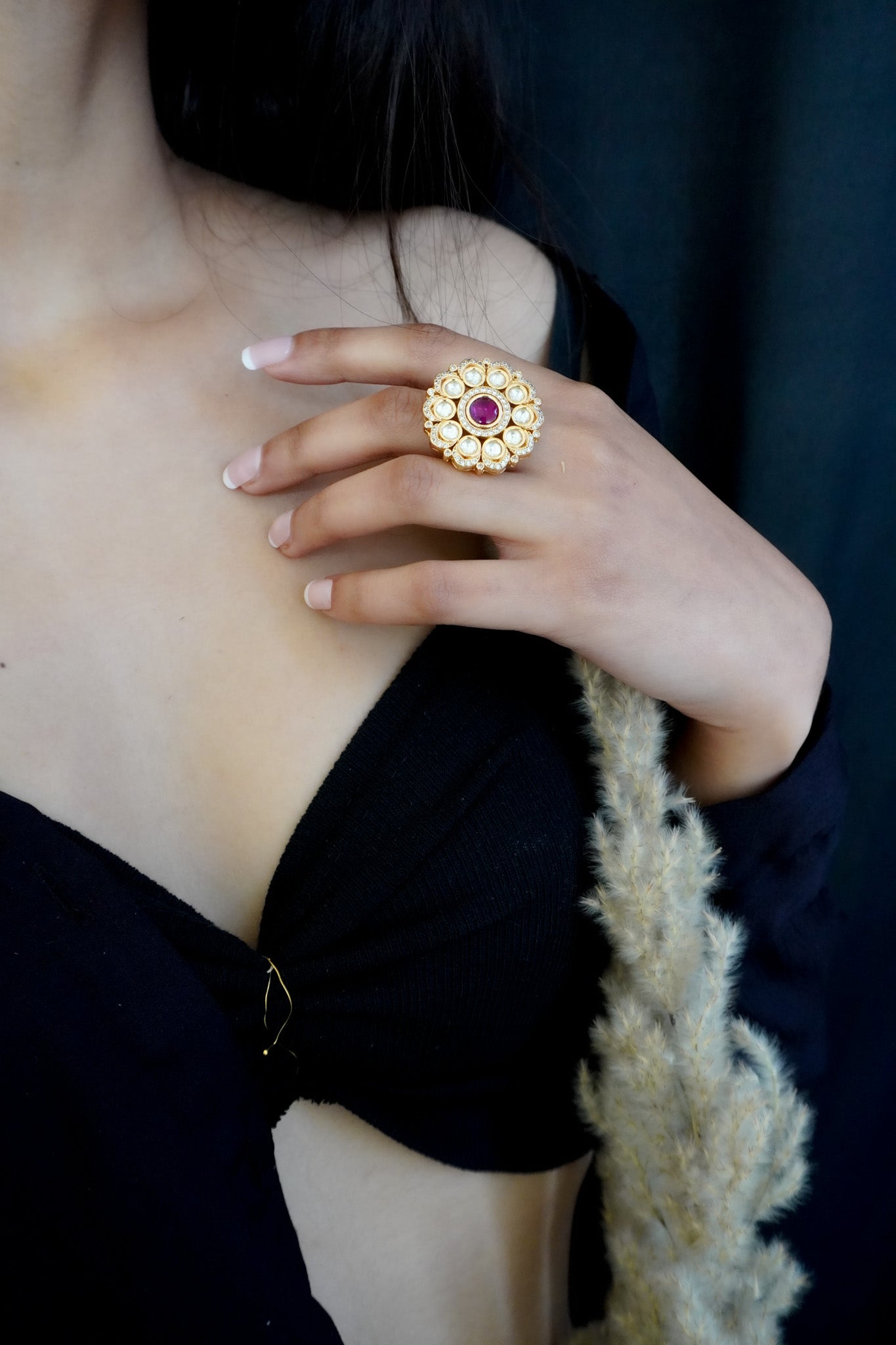 Rajshree Kundan Ring