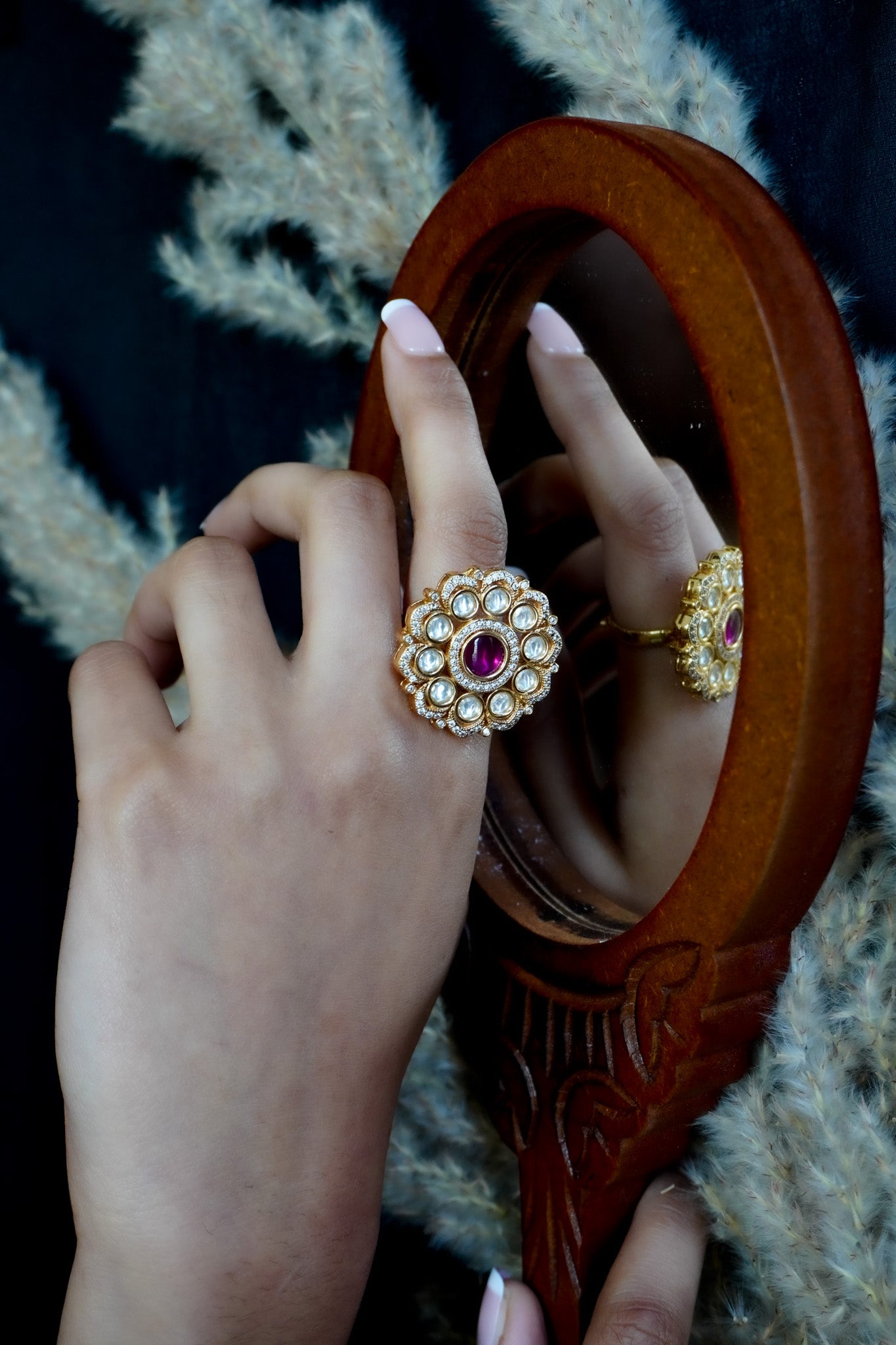 Rajshree Kundan Ring
