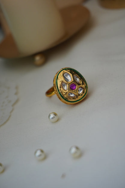 Rajvi Kundan Ring