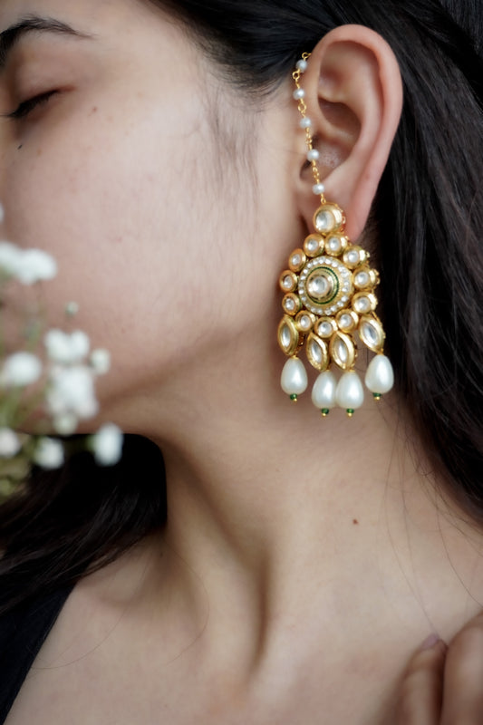 Ravya Kundan Earrings