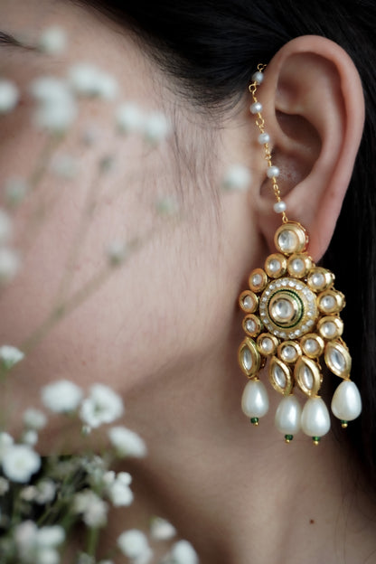 Ravya Kundan Earrings