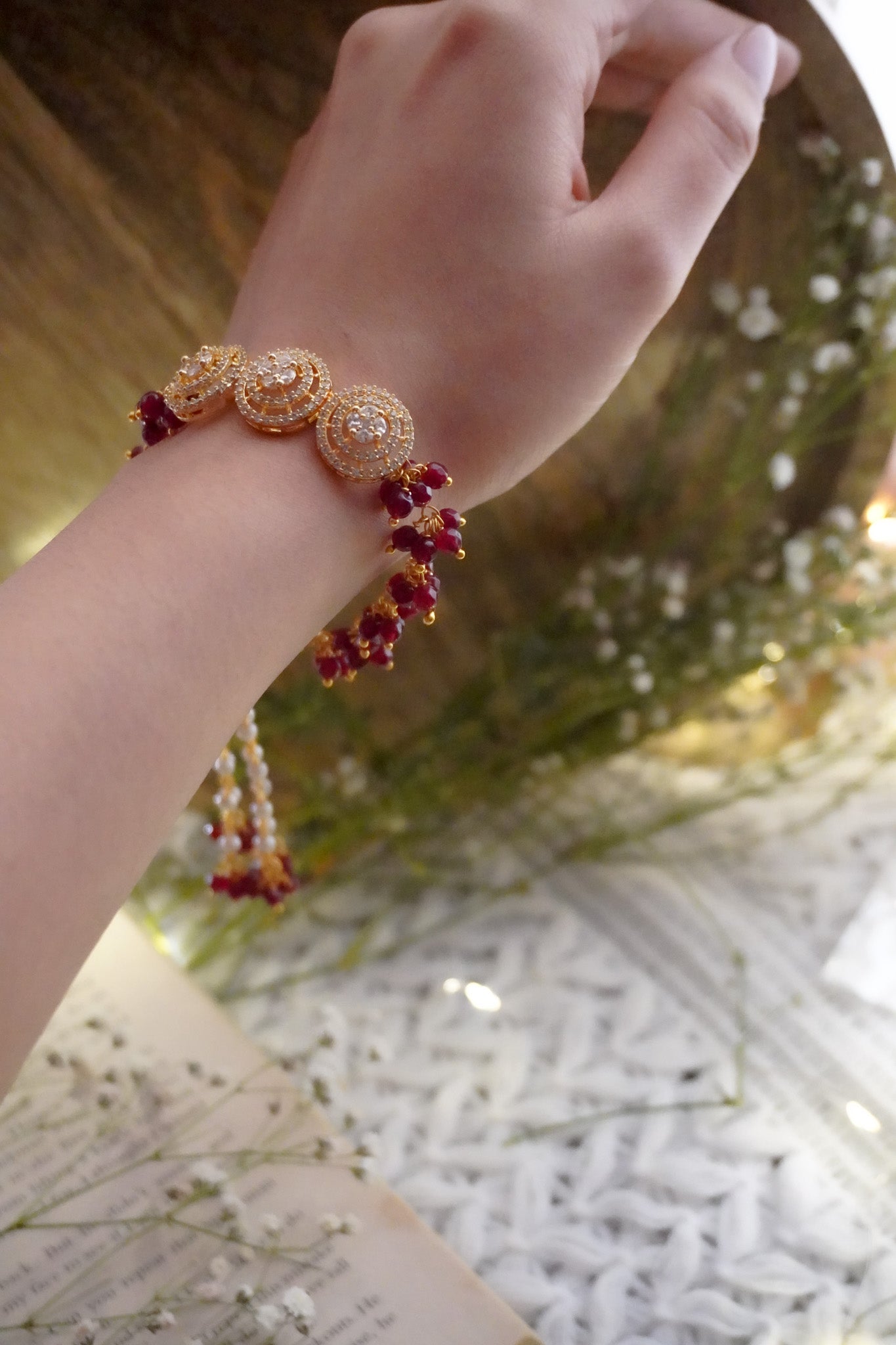 Ruby Glow Bracelet