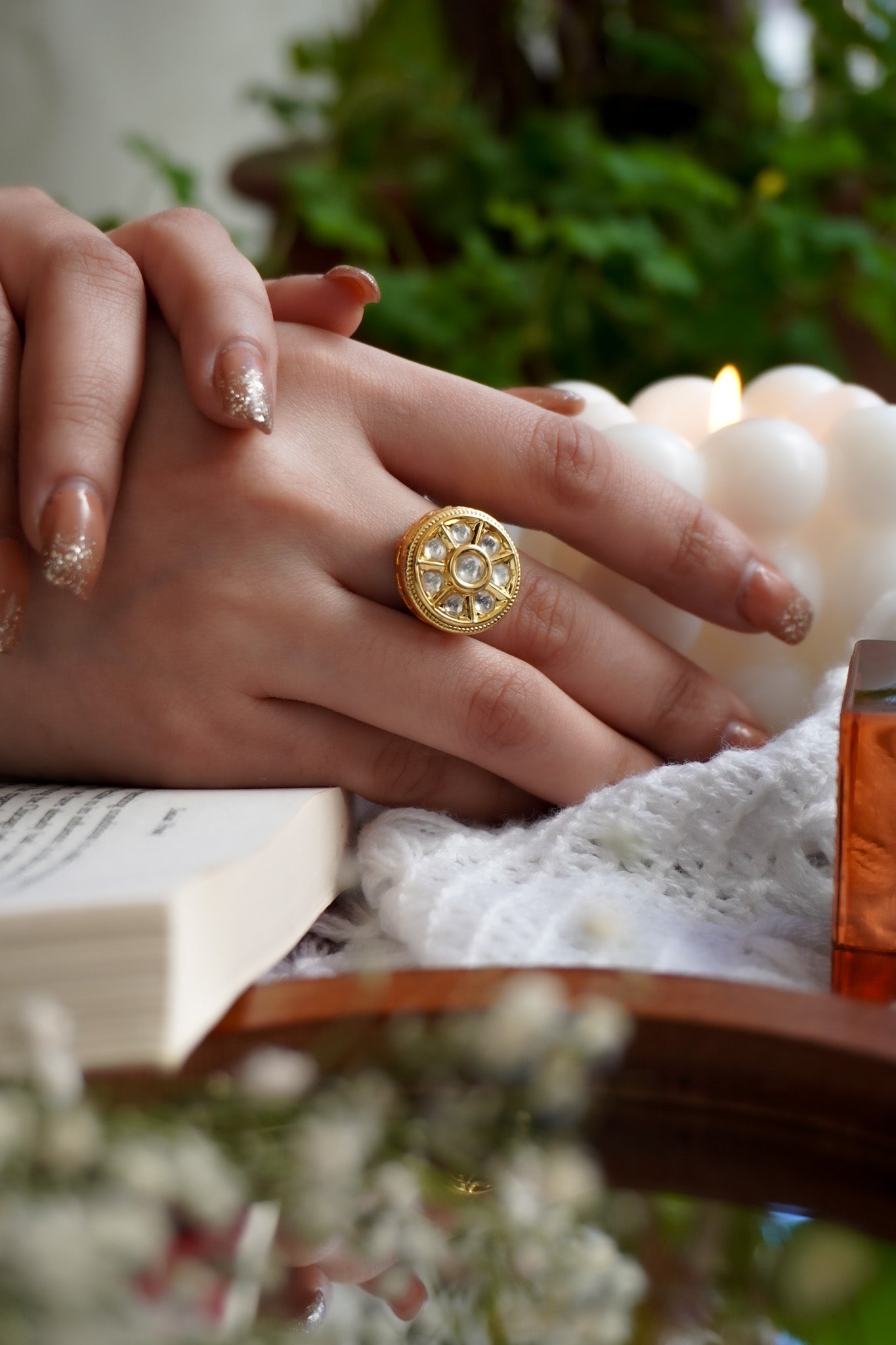 Saanvi Kundan Ring