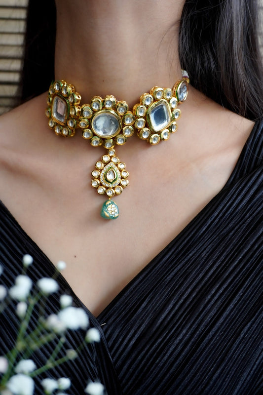 Sumati Kundan Choker Necklace