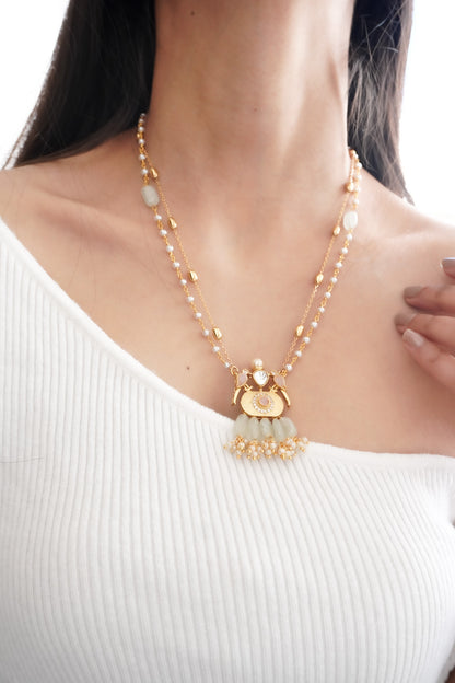 Tanvi Kundan and Stones Necklace