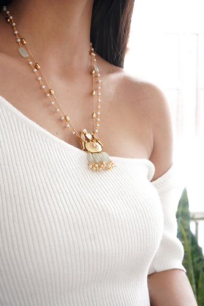 Tanvi Kundan and Stones Necklace