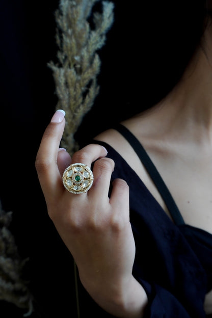 Vasantika kundan ring