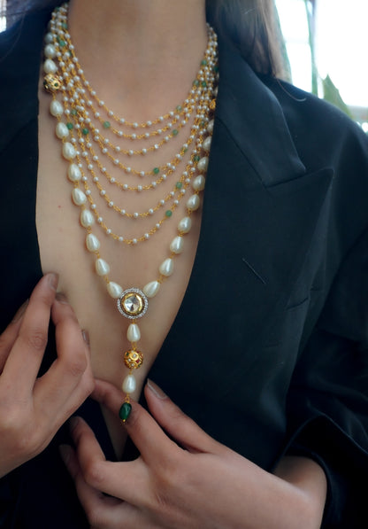 Victorian Grandeur Pearls Necklace