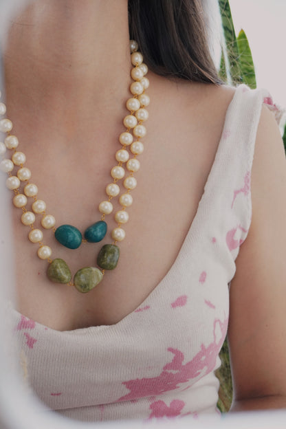 Masaba Pearl Multilayered Necklace