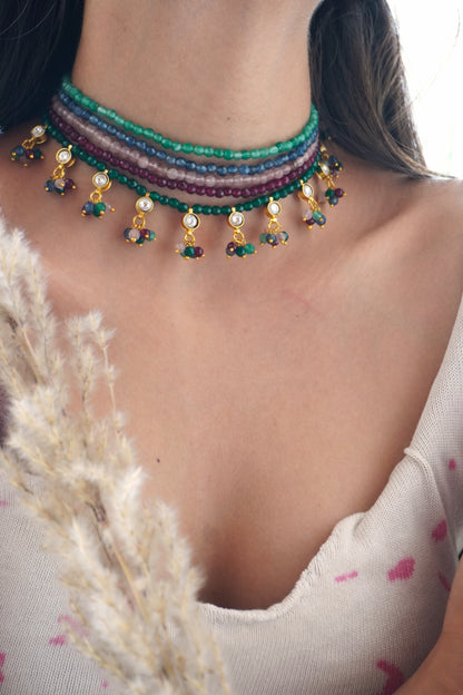 Simran Multicolored Kundan Necklace